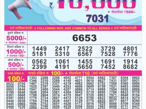 Maharashtra Akarshak Pushkaraj weekly Lottery Draw Result 4:15pm 07.12.2023  - YouTube